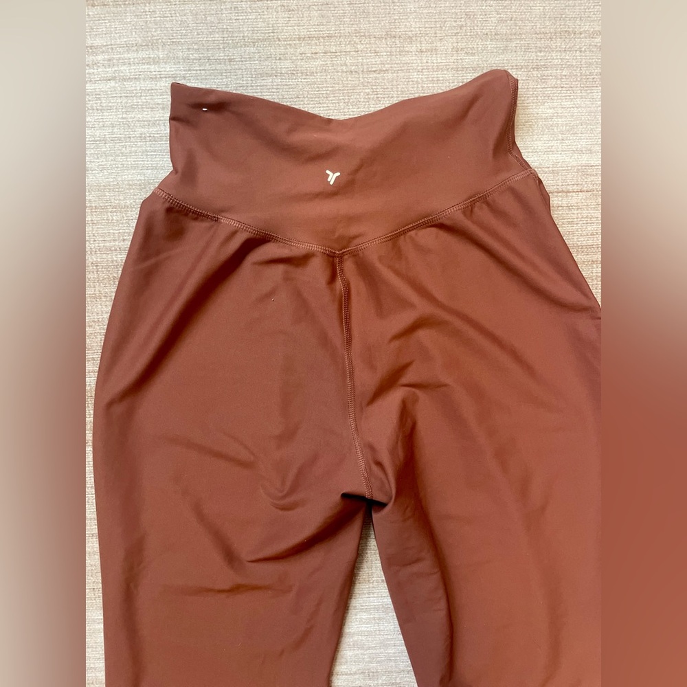 Old Navy High Rise PowerSoft Joggers | Medium Tall | Copper Red Orange | EUC - Picture 9 of 11